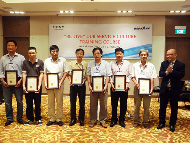 Be-live Our Service Culture – Sony (ngày 22 & 23-08-2013)